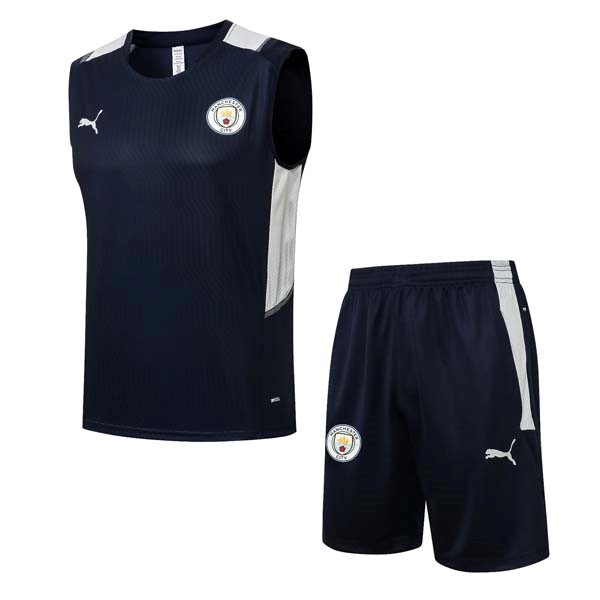 Maillot Manchester City Sans Manches 2022 Bleu